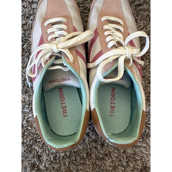 Women’s Tretorn x Free People Blush Blue Retro Sneakers Size 7 - Picture 9 of 9